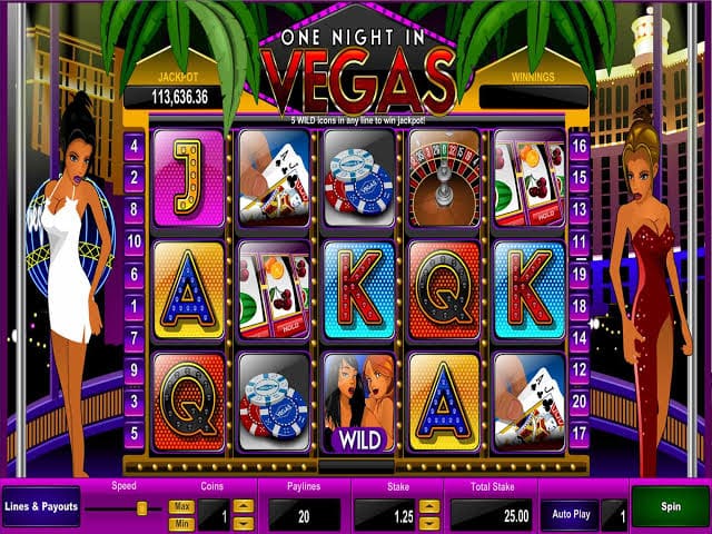 Slot One Night in Vegas Sbobet