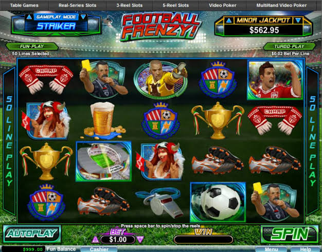 Permainan Menarik Slot Football Frenzy Playtech