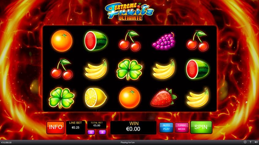 Slot Extreme Fruits Ultimate Playtech