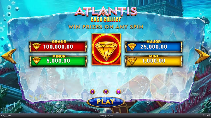 Kumpulkan Uang Banyak! - Slot Atlantis Cash Collect